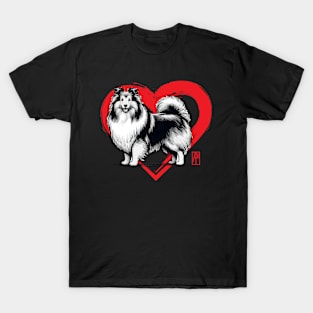 I Love My Shetland Sheepdog - I Love my dog - Family dog T-Shirt